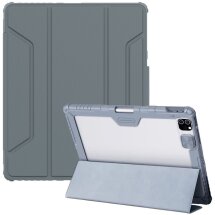 Чехол NILLKIN Bumper Leather Case Pro для Apple iPad Pro 12.9 (2020/2021/2022) - Grey: фото 1 из 18