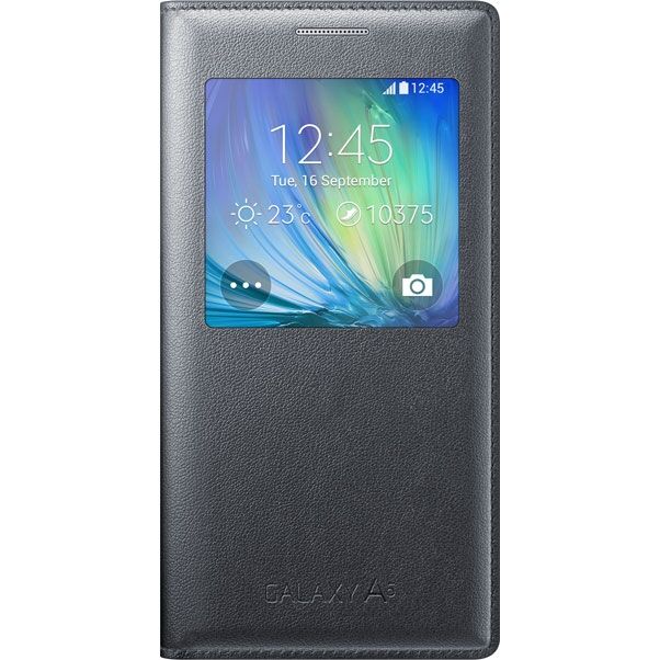 Чохол S View Cover для Samsung Galaxy A5 (EF-CA500BCEGRU) - Black: фото 2 з 4