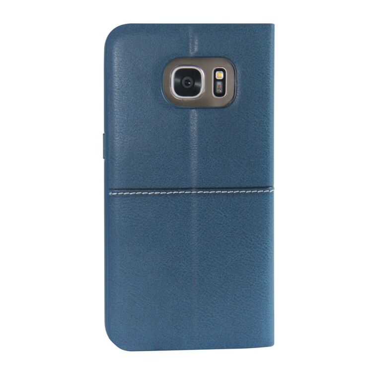 Кожаный чехол NUOKU Royal Series для Samsung Galaxy S7 (G930) - Blue: фото 3 з 6