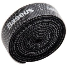 Органайзер для кабеля Baseus Colourful Circle Velcro Strap (3m) ACMGT-F01 - Black: фото 1 из 10