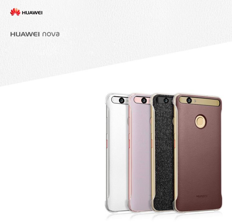 Оригинальный чехол Leather Case для Huawei Nova - Brown: фото 6 из 9