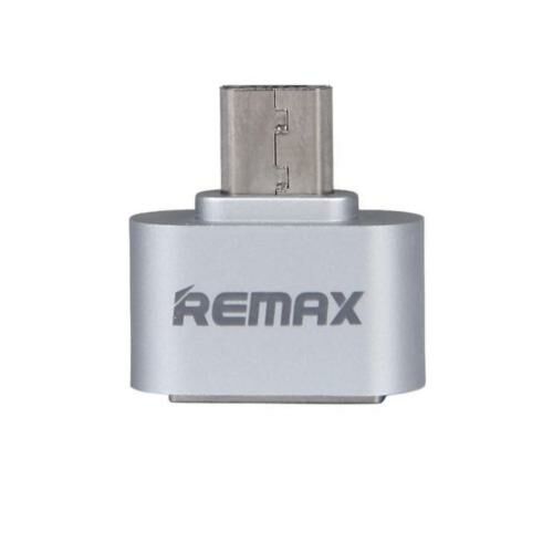 OTG-адаптер Remax для разъема microUSB - Silver: фото 1 из 10