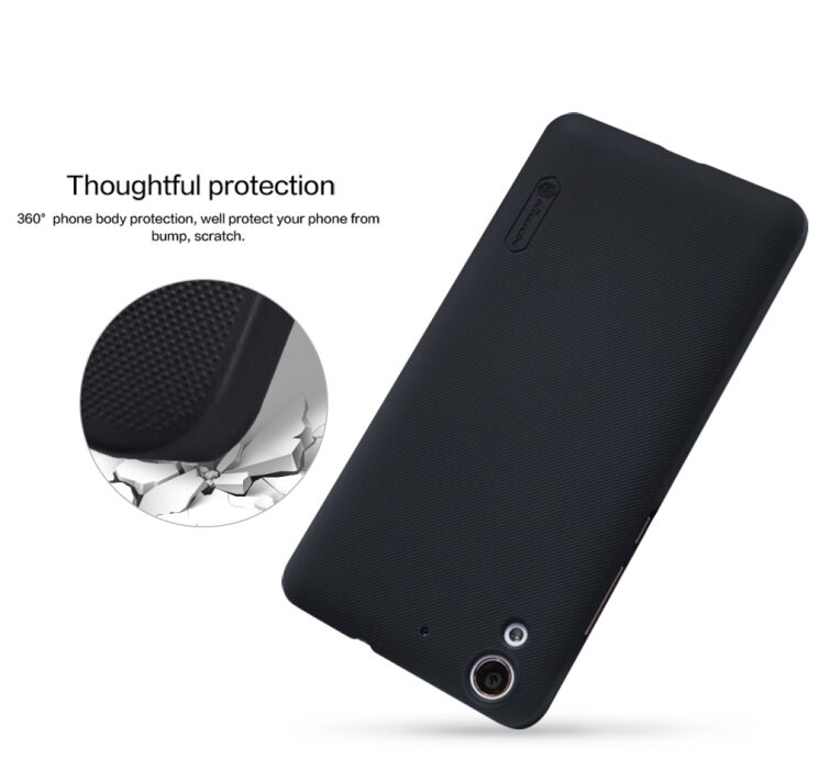 Пластиковий чохол NILLKIN Frosted Shield для Huawei Y6 II - Black: фото 15 з 15