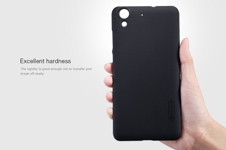 Пластиковый чехол NILLKIN Frosted Shield для Huawei Y6 II - Black: фото 12 из 15