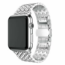 Ремешок Deexe Aluminum для Apple Watch 38 / 40 / SE 40 / 41 mm - Silver: фото 1 из 4