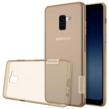 Силиконовый (TPU) чехол NILLKIN Nature для Samsung Galaxy A8 2018 (A530) - Gold: фото 1 из 13