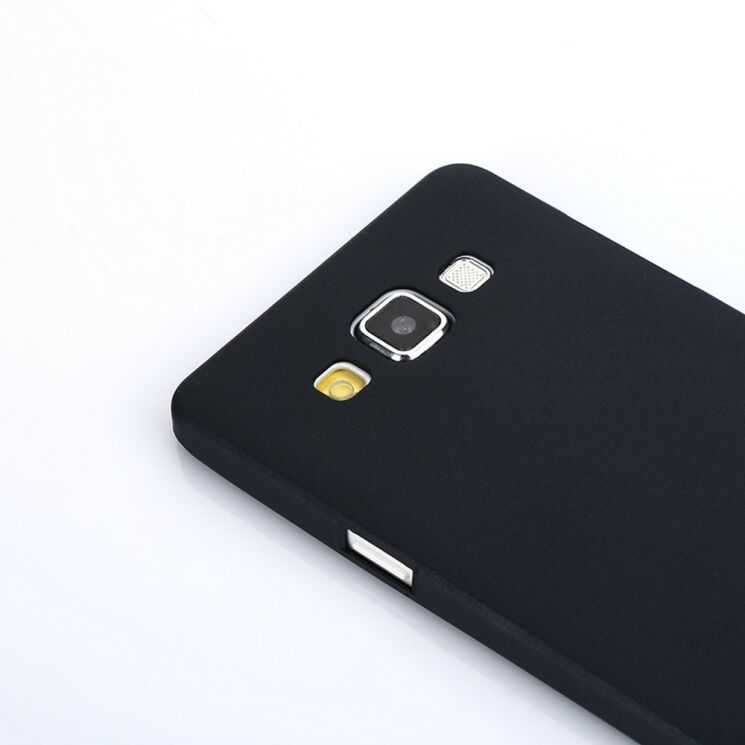 Силиконовый (TPU) чехол X-LEVEL Matte для Samsung Galaxy A5 (A500) - Black: фото 2 из 6