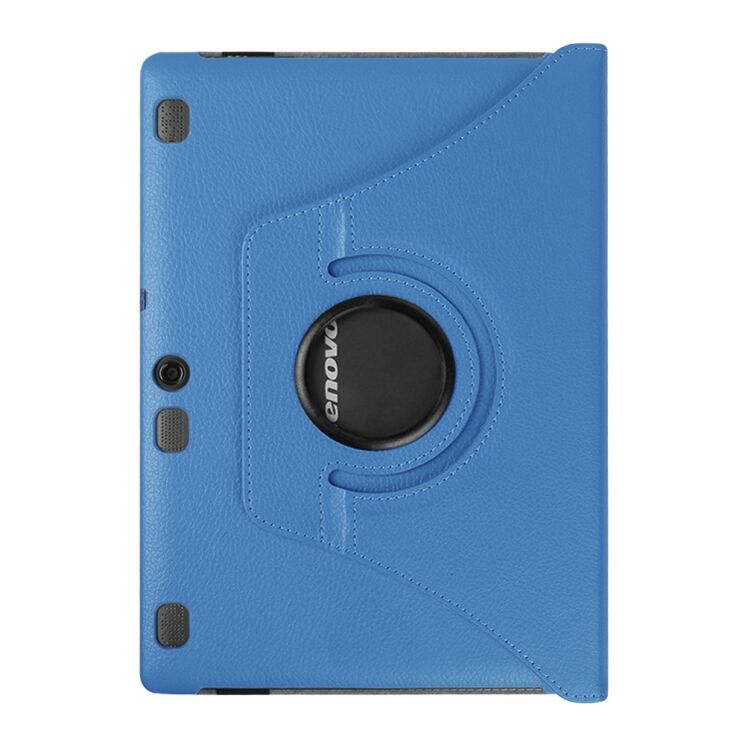 Вращающийся чехол Deexe Rotation для Lenovo Tab 3 X70F Business - Light Blue: фото 4 з 7