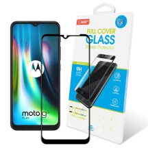 Захисне скло Global Full Glue для Motorola Moto G9 Play / Moto E7 Plus - Black: фото 1 з 3