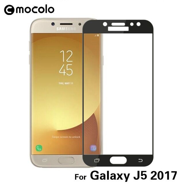 Защитное стекло MOCOLO 3D Silk Print для Samsung Galaxy J5 2017 (J530) - Black: фото 2 из 7