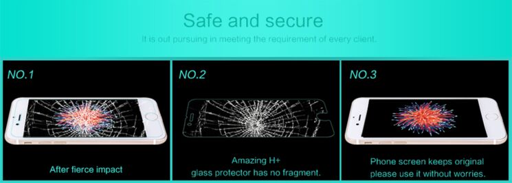 Защитное стекло NILLKIN Amazing H+ для iPhone 7 / iPhone 8 / iPhone SE 2 / 3 (2020 / 2022): фото 8 из 13