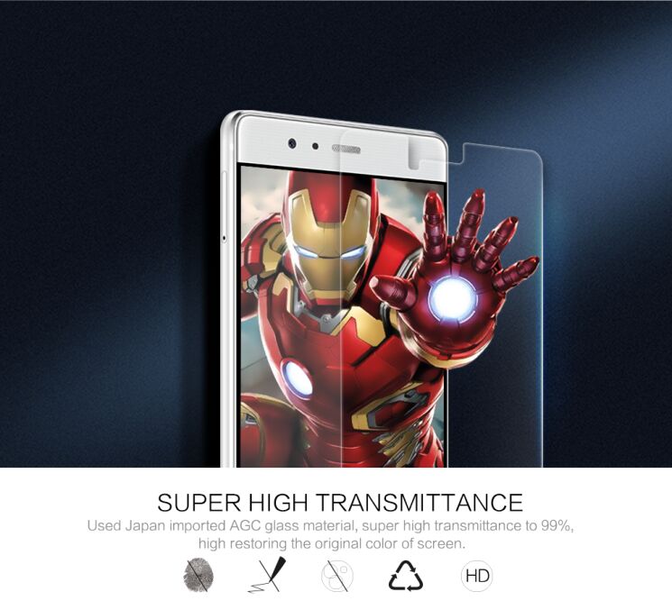 Захисне скло NILLKIN Amazing H+ Pro для Huawei P9 Plus: фото 6 з 13