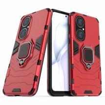Захисний чохол Deexe Hybrid Case для Huawei P50 - Red: фото 1 з 7