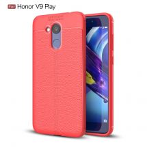 Захисний чохол Deexe Leather Cover для Huawei Honor 6C Pro - Red: фото 1 з 10