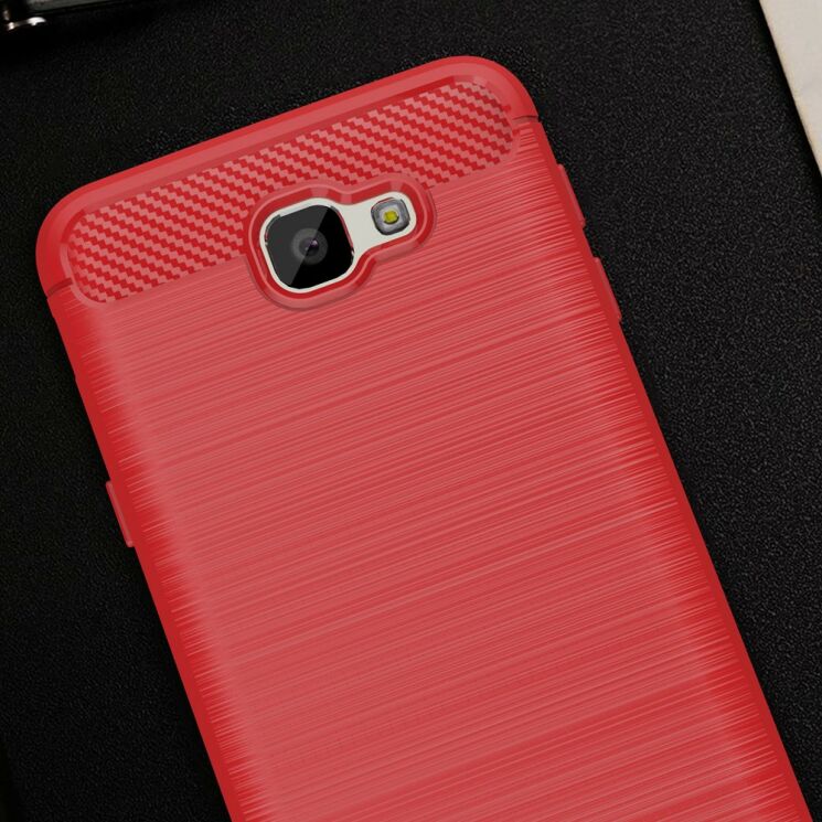 Защитный чехол UniCase Carbon для Samsung Galaxy J5 Prime - Red: фото 2 из 11