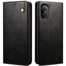 Захисний чохол UniCase Leather Wallet для Huawei Nova 9 SE - Black: фото 1 з 10