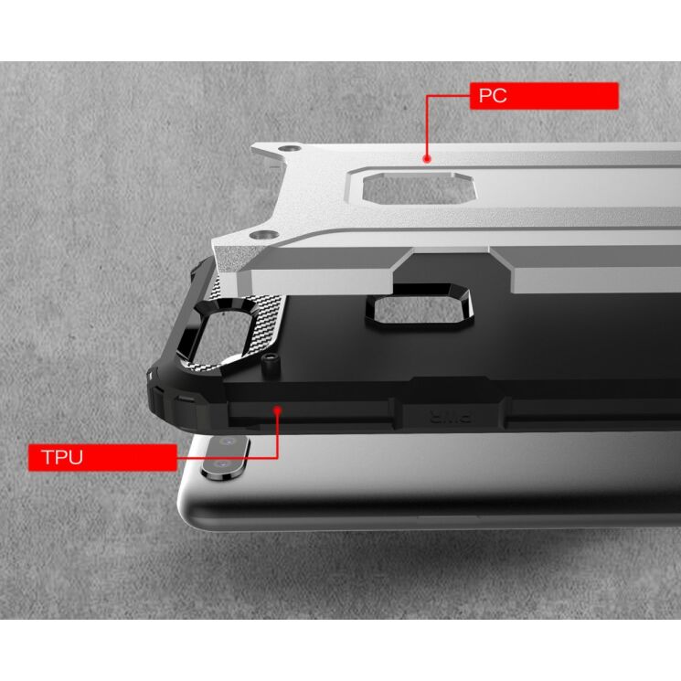 Защитный чехол UniCase Rugged Guard для OnePlus 5 - Black: фото 5 из 9