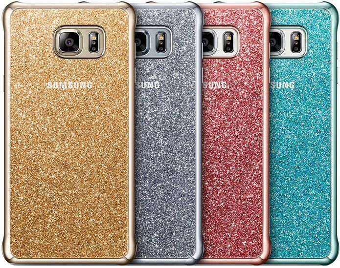 Накладка Glitter Cover для Samsung Galaxy Note 5 (N920) EF-XN920C - Gold: фото 5 из 7