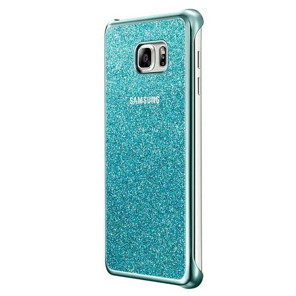 Накладка Glitter Cover для Samsung Galaxy Note 5 (N920) EF-XN920C - Blue: фото 2 з 7