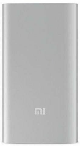Внешний аккумулятор Xiaomi Mi Power Bank Slim 5000mAh - Silver: фото 1 из 12