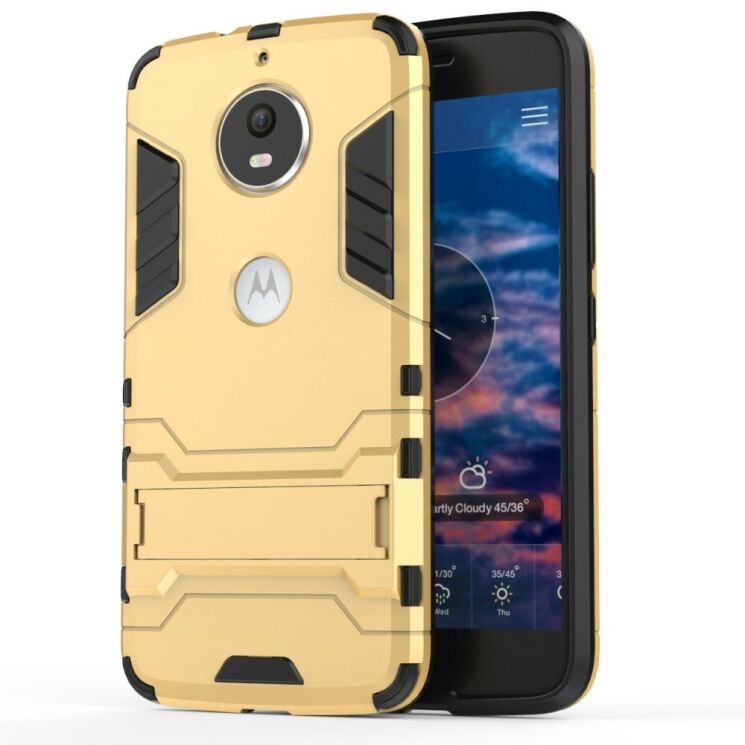 Защитный чехол UniCase Hybrid для Motorola Moto G5s - Gold: фото 2 из 11