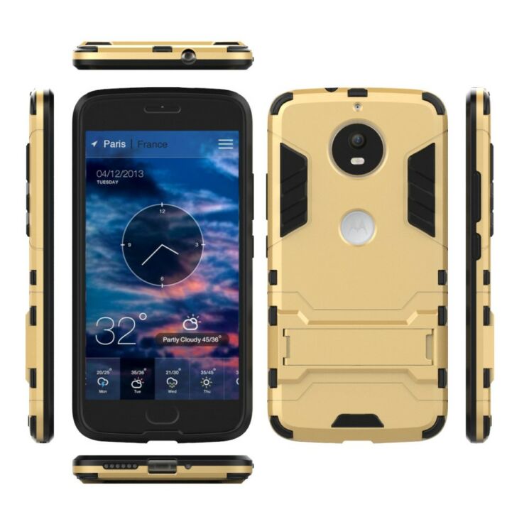 Защитный чехол UniCase Hybrid для Motorola Moto G5s - Gold: фото 5 из 11