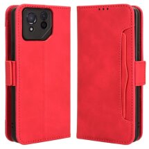 Чехол Deexe Wallet Stand для ASUS ROG Phone 8 Pro - Red: фото 1 из 7