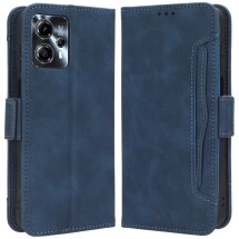 Чохол Deexe Wallet Stand для Motorola Moto G13 / G23 - Blue: фото 1 з 7