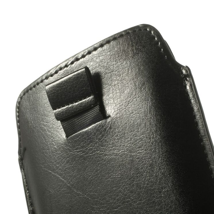 Чохол-карман Deexe Handy Pouch M для смартфонів з діагоналлю екрану до 5.2 дюймів - Black: фото 4 з 6