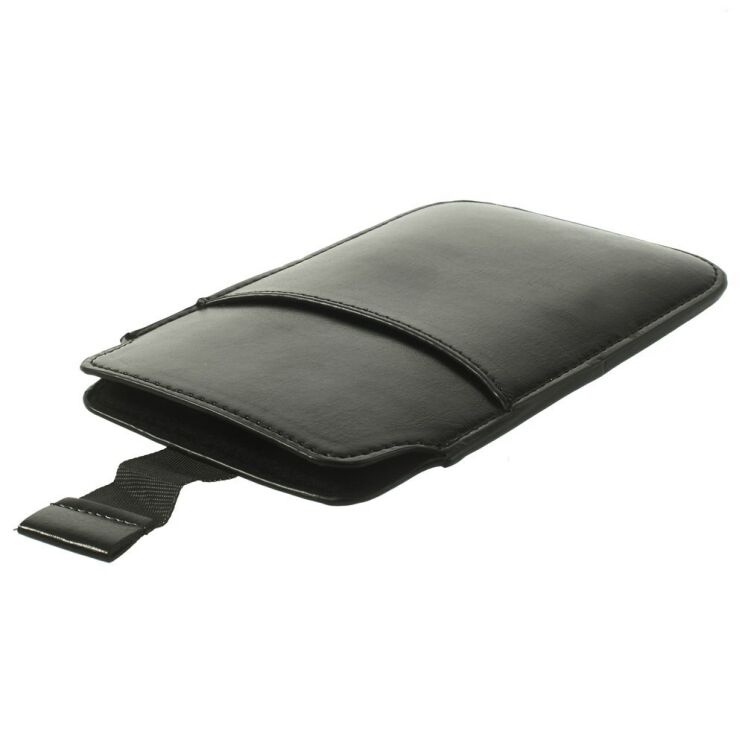 Чохол-карман Deexe Handy Pouch M для смартфонів з діагоналлю екрану до 5.2 дюймів - Black: фото 6 з 6