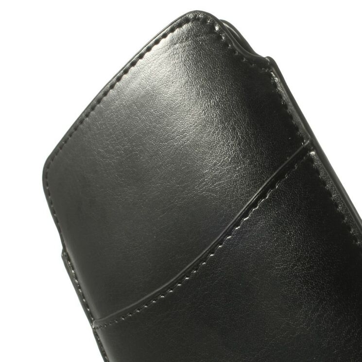 Чохол-карман Deexe Handy Pouch M для смартфонів з діагоналлю екрану до 5.2 дюймів - Black: фото 5 з 6