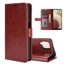 Чохол-книжка Deexe Wallet Style для Samsung Galaxy A12 (A125) / A12 Nacho (A127) / M12 (M127) - Brown: фото 1 з 8