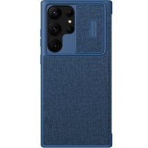 Чехол-книжка NILLKIN Qin Pro для Samsung Galaxy S23 Ultra (S918) - Blue: фото 1 из 20