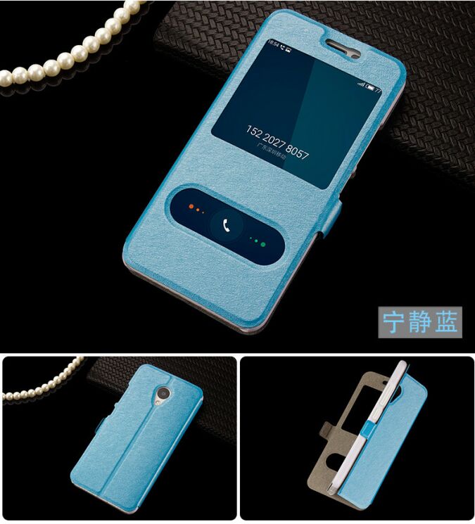 Чохол-книжка UniCase View Series для Meizu M3e - Blue: фото 2 з 10