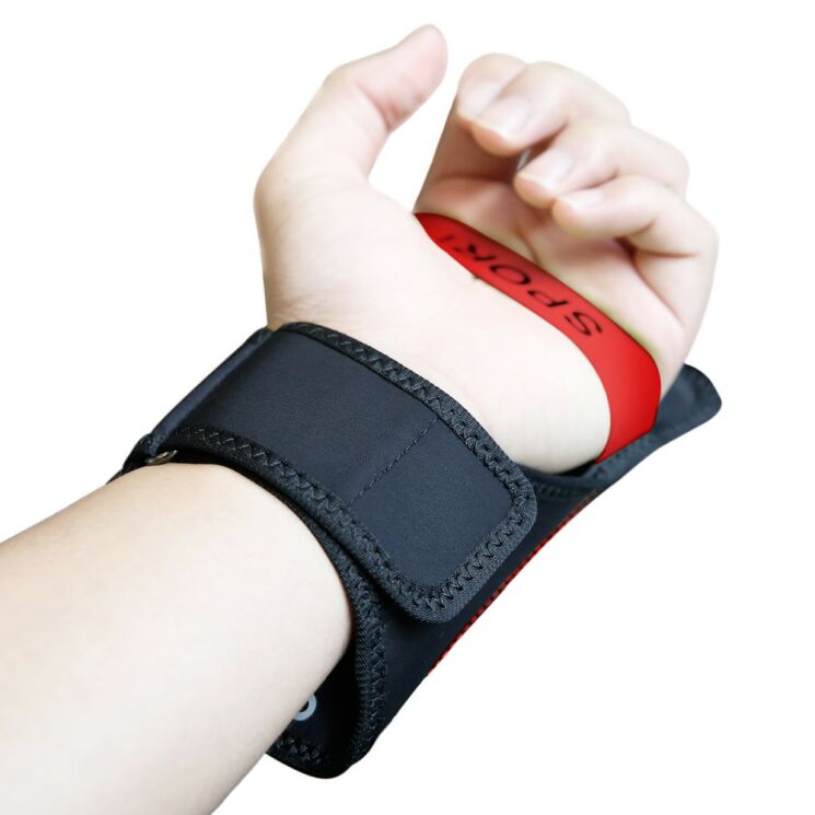 Чехол на руку BASEUS Armband Case для смартфонов (Размер S) - Red: фото 6 из 15