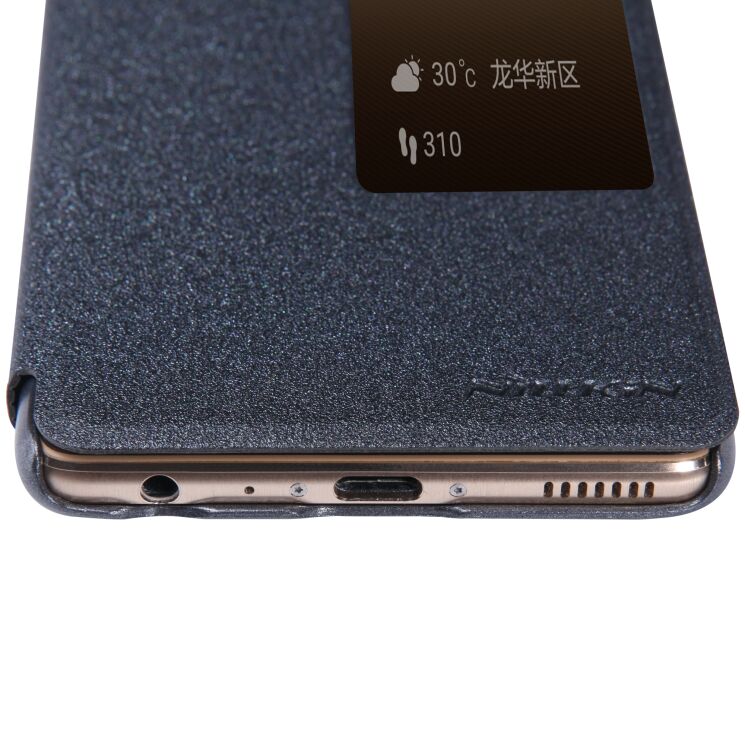 Чехол NILLKIN Sparkle Series для Huawei P9 Plus - Black: фото 3 из 17