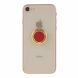 Кольцо-держатель для смартфона Deexe Plaid Series - Red (981211R). Фото 1 из 6