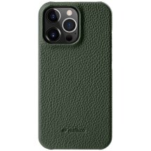 Кожаный чехол MELKCO Leather Case для Apple iPhone 14 Pro - Dark Green: фото 1 из 7