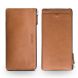 Кожаный чехол-портмоне QIALINO Modern Wallet для смартфонов - Brown (884409Z). Фото 1 из 12