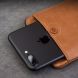 Кожаный чехол-портмоне QIALINO Modern Wallet для смартфонов - Khaki (884409K). Фото 7 из 12