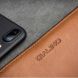 Кожаный чехол-портмоне QIALINO Modern Wallet для смартфонов - Khaki (884409K). Фото 9 из 12