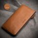 Кожаный чехол-портмоне QIALINO Modern Wallet для смартфонов - Brown (884409Z). Фото 2 из 12