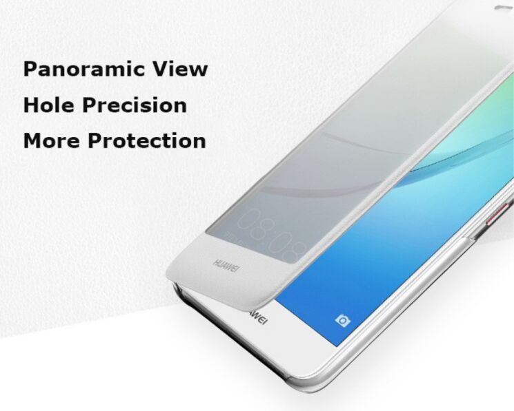 Оригінальний чохол Smart Window для Huawei Nova - Dark Grey: фото 9 з 10