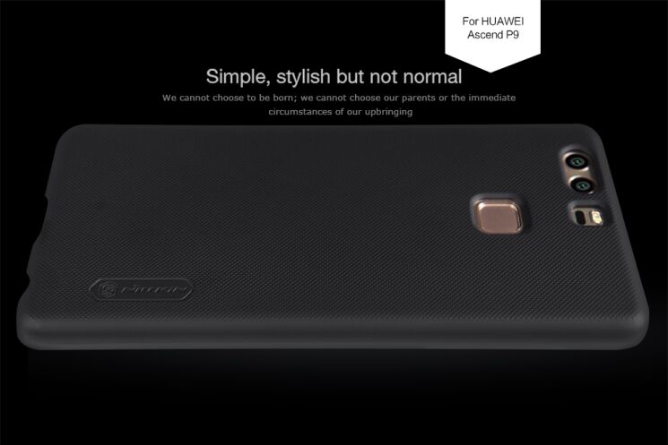 Пластиковый чехол NILLKIN Frosted Shield для Huawei P9 - Gold: фото 7 из 15
