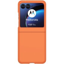 Пластиковый чехол Deexe Hard Shell (FF) для Motorola Razr 40 Ultra - Orange: фото 1 из 7