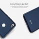 Пластиковый чехол LENUO Silky Touch для Huawei P8 Lite (2017) - Dark Blue (114122DB). Фото 9 из 10