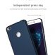 Пластиковый чехол LENUO Silky Touch для Huawei P8 Lite (2017) - Dark Blue (114122DB). Фото 8 из 10