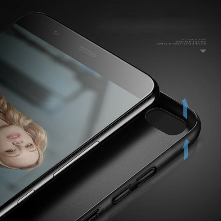 Пластиковый чехол X-LEVEL Slim для Huawei P10 - Black: фото 7 из 10