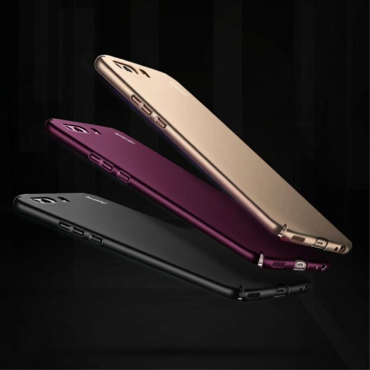 Пластиковый чехол X-LEVEL Slim для Huawei P10 - Black: фото 9 из 10