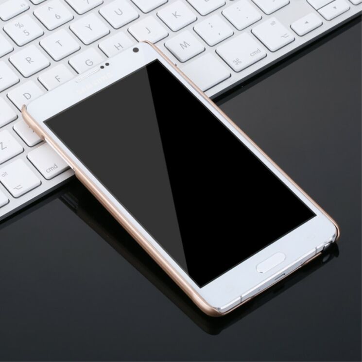 Пластиковий чохол X-LEVEL Slim для Samsung Galaxy Note 4 (N910) - Gold: фото 3 з 5